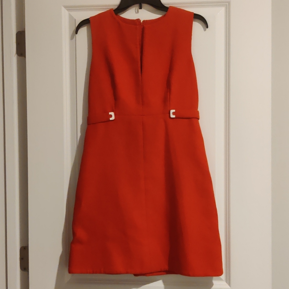 Diane Von Furstenberg Orange Dress with Pockets